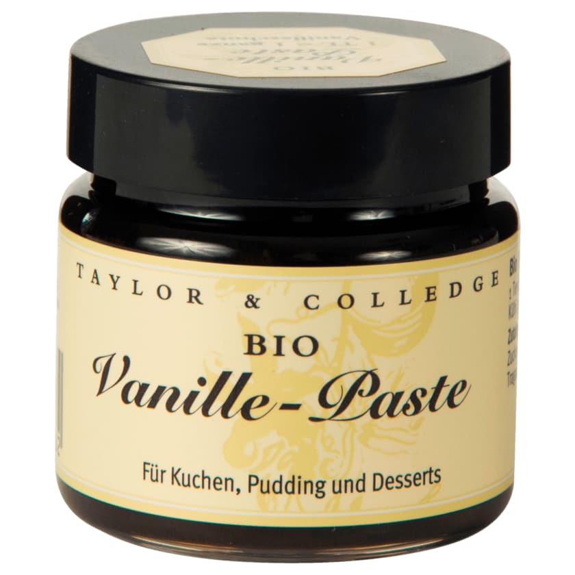 Taylor & Colledge Bio Vanille-Paste 65g